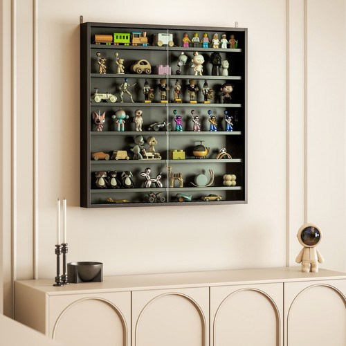 Six shelf display cabinet - six,