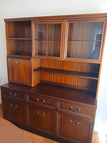Wood glass display cabinet - &,