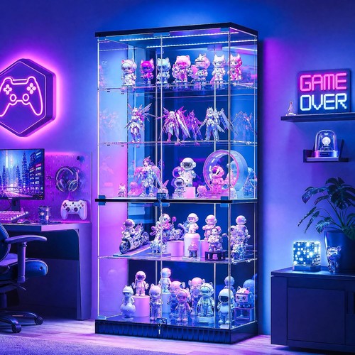 Glass display cabinet - glass, rgb