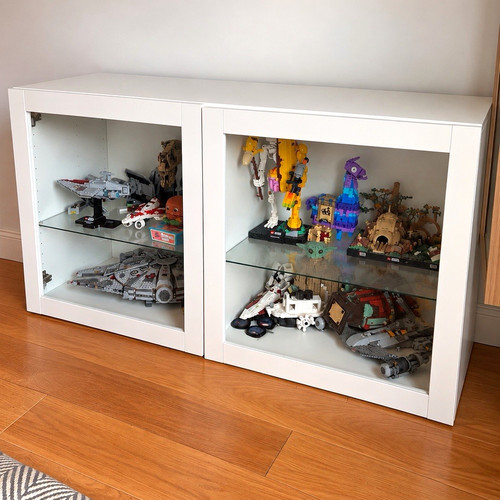 Ikea modern white display - ikea,