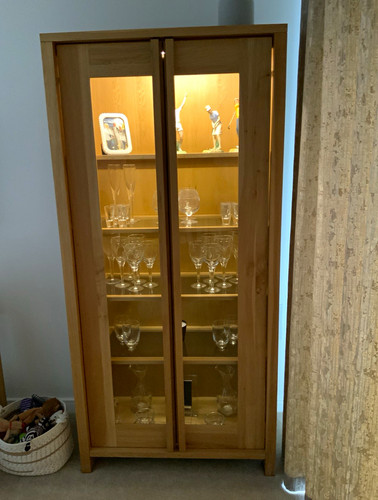 Wood glass brown display - glass,