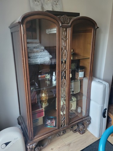 Vintage display cabinet - display, glass