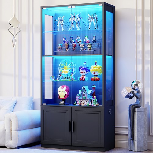 Farmhouse display cabinet - farmhouse,