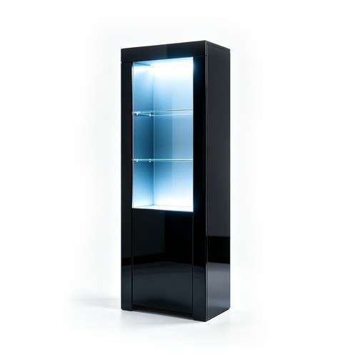 Tall display cabinet with - with, high