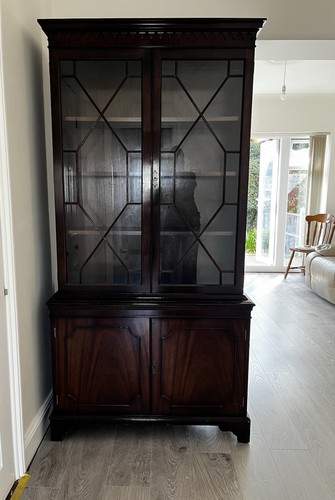 Antique brown varnished wood - antique,