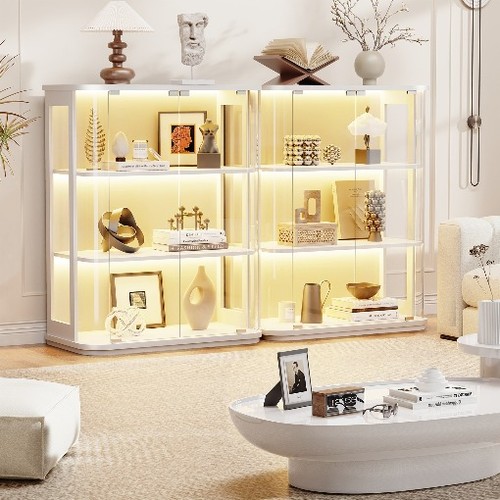 Curio cabinet with led - curio, lights
