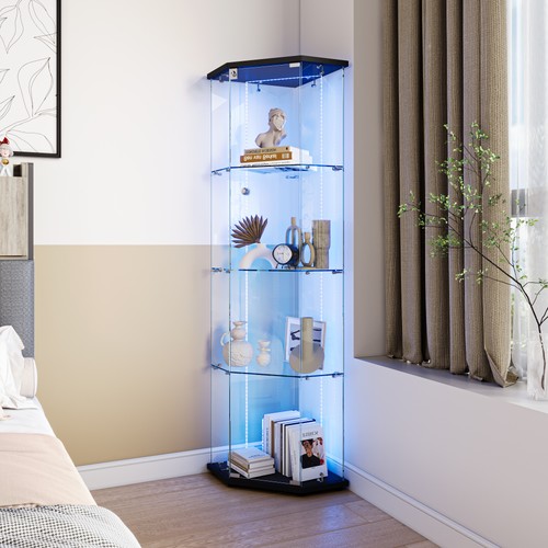 Glass display cabinet corner - display,