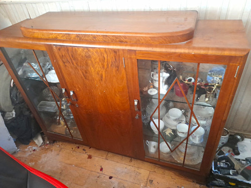 Brown wood glass - brown, &