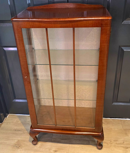 Wood glass display cabinet - &,