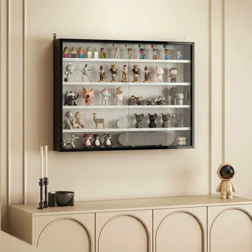 Tier wall display cabinet - cabinet, w/