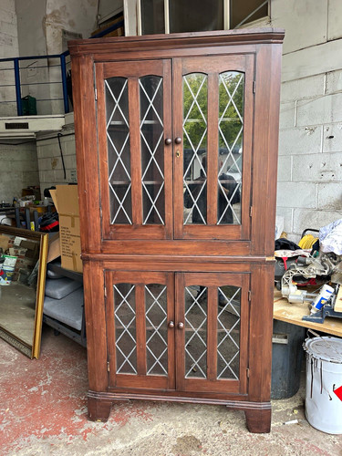 Brown wooden glass - brown, &