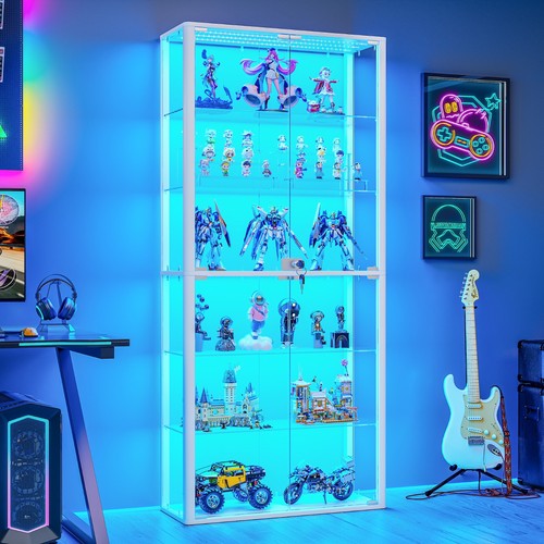 Tier glass display cabinet - glass,