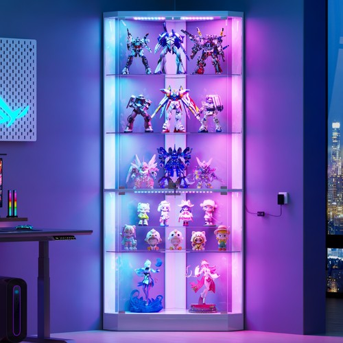 Corner display cabinet - cabinet, with