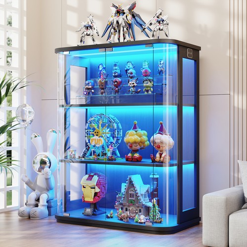 Tier rounded display cabinet - 3-tier,