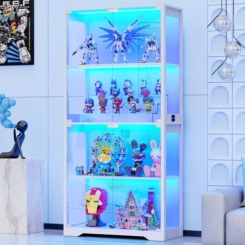 Display case with glass - with,