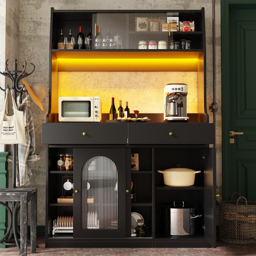 Tall black display - black,