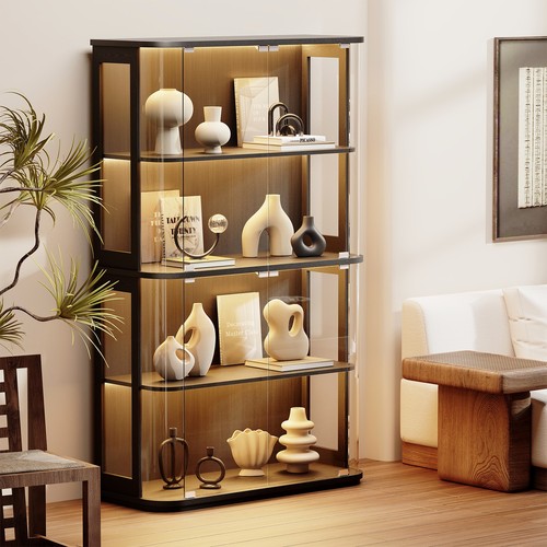 Large rounded display case - display,