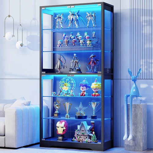 Tier glass display cabinet - 6-tier,