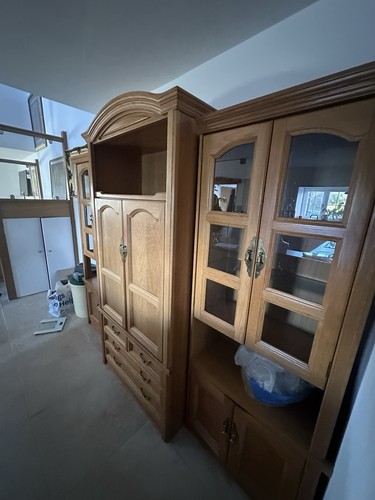 Wood glass display cabinet - display,